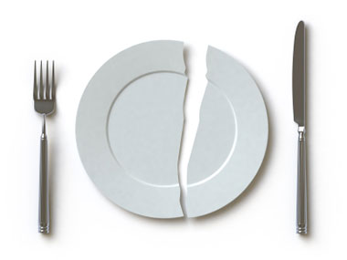 broken plate