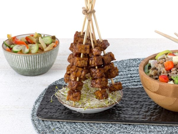 Specialist in the development of vegan and plant-based products: Vegan Tempeh Cubes Sweet Soy Sauce