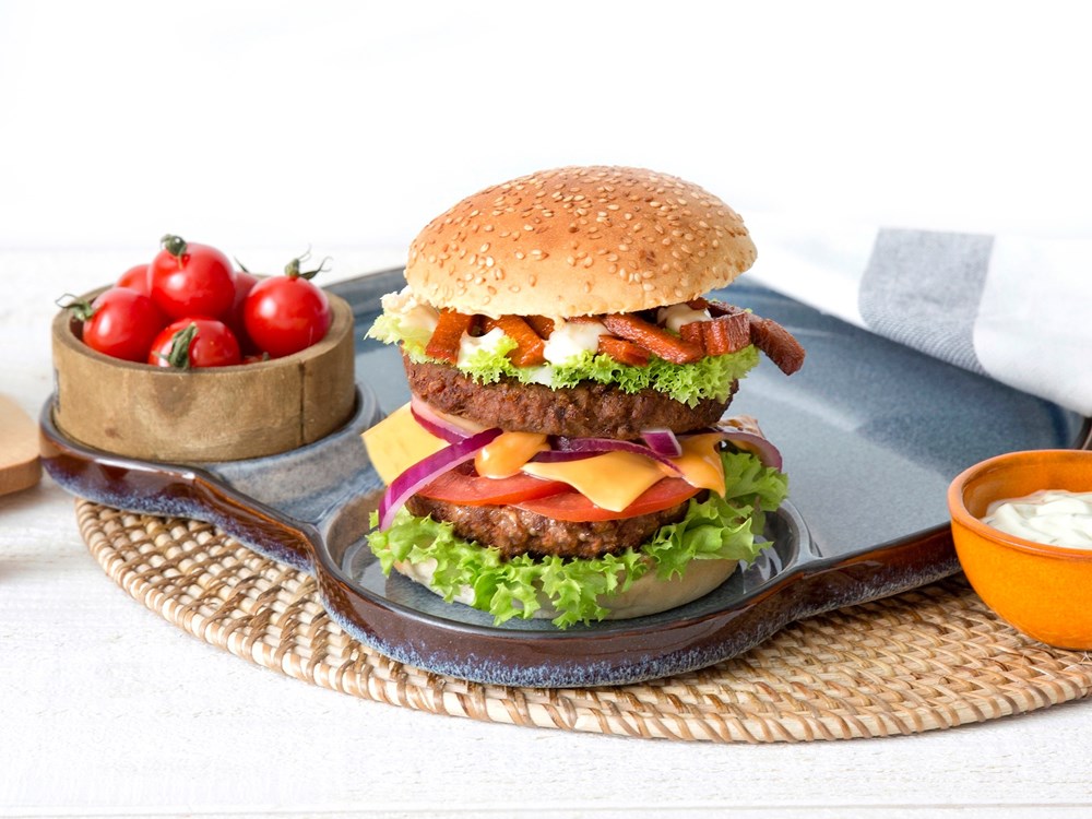 Schouten Europe - Producent vleesvervangers: Vegan Legendary Burger