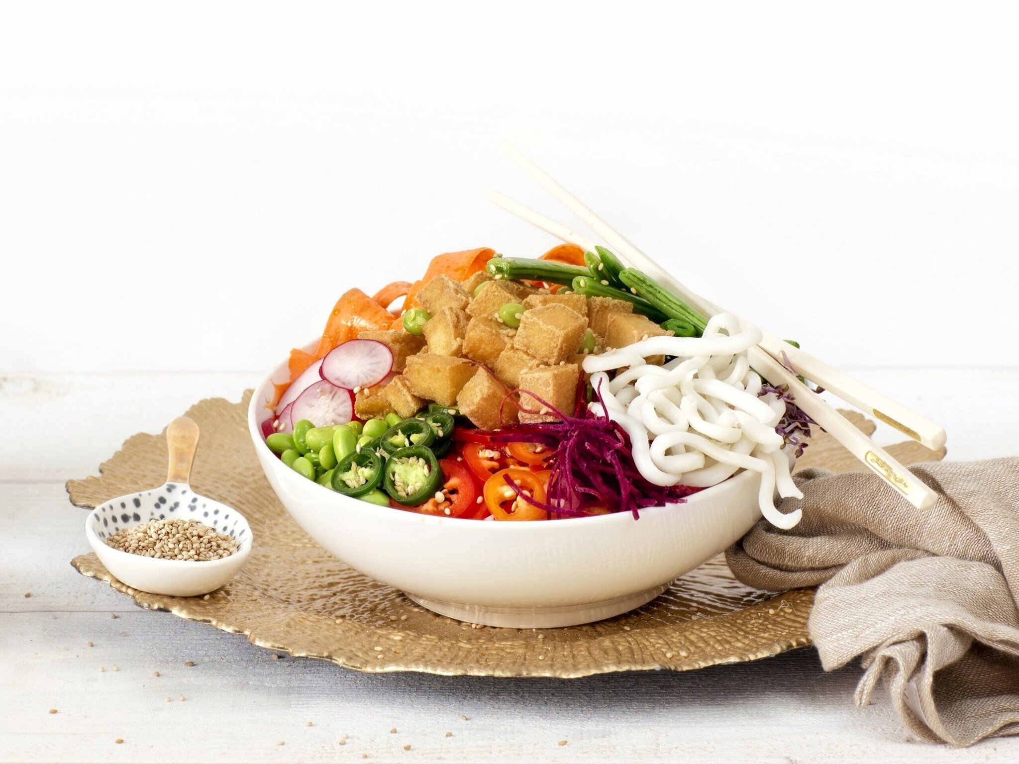 Schouten Europe - Manufacturer of meat substitutes: Vegan Tofu Block Marinated
