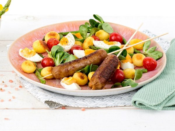 Specialist in de ontwikkeling van vegan en plant-based producten: Vegan Worstjes Portugese Stijl