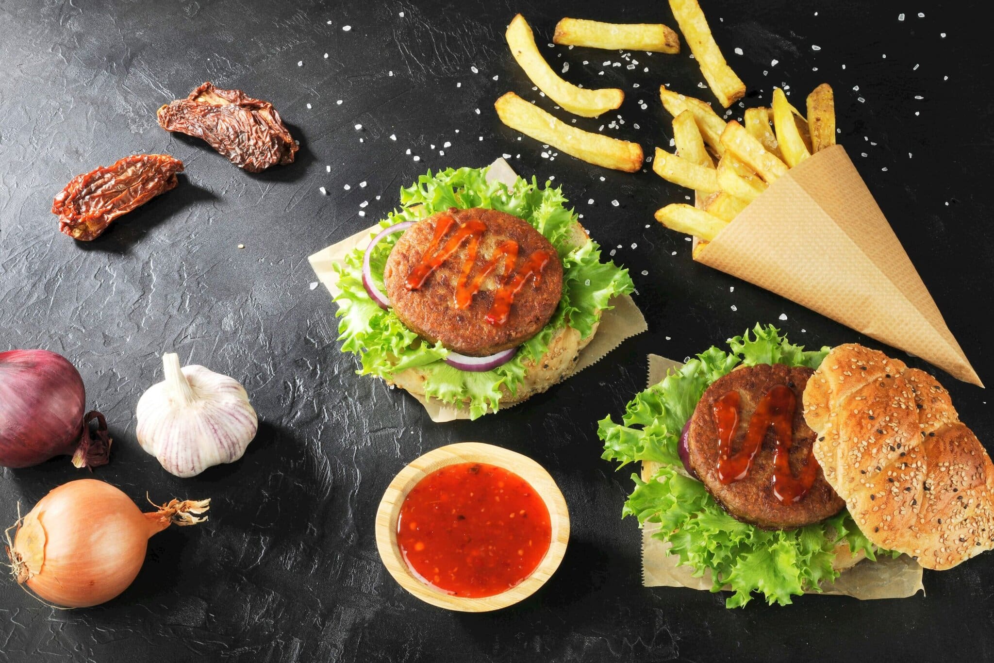 Schouten Europe - Manufacturer of meat substitutes: Vegan Hamburger (80 g)
