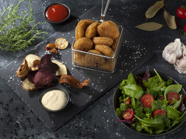 Specialist in the development of vegan and plant-based products: Organic Vegan Crispy Nuggets