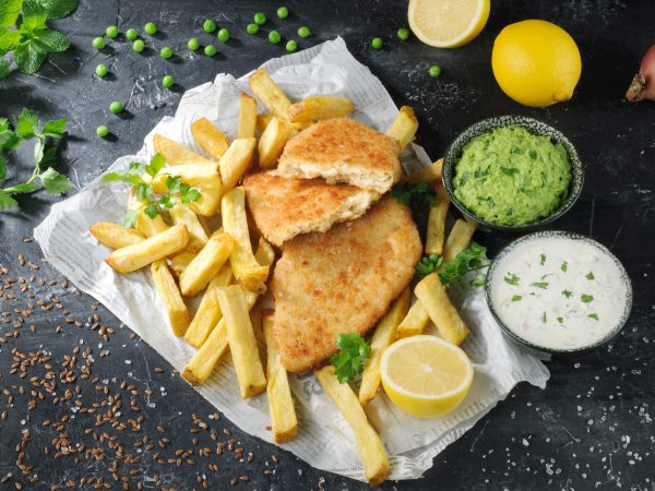 Specialist in de ontwikkeling van vegan en plant-based producten: Vegan Gepaneerde filet zonder vis