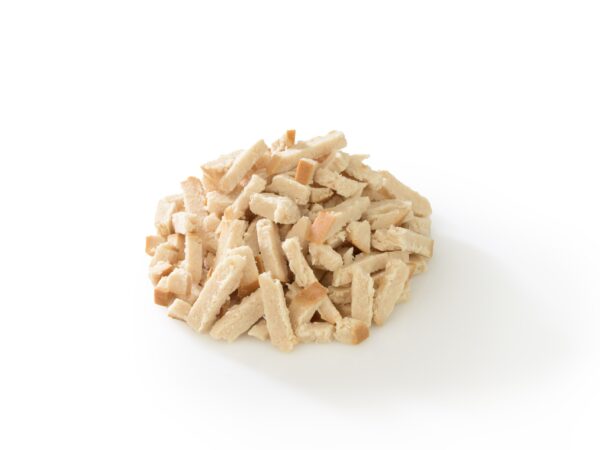 Specialist in the development of vegan and plant-based products: Smoked Chickenless Filet Pieces