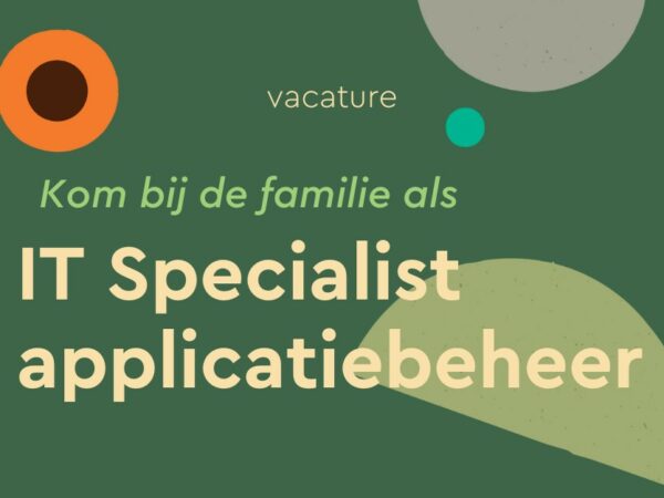 Vacature - IT Specialist applicatiebeheer - website
