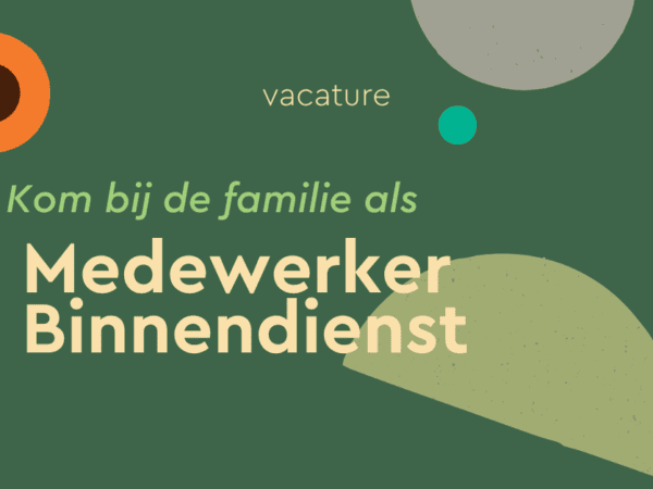 Vacature Medewerker Binnendienst