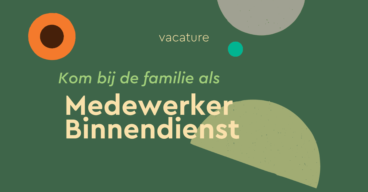 Vacature Medewerker Binnendienst