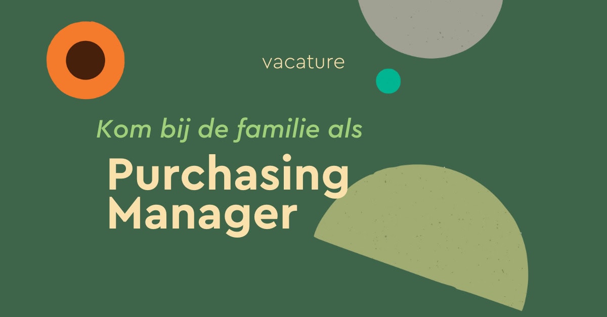 Vacature Purchasing manager