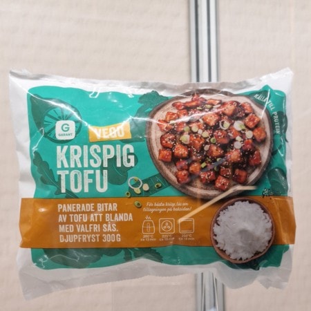 Crispy tofu as a plant-based product with its own use and identity.