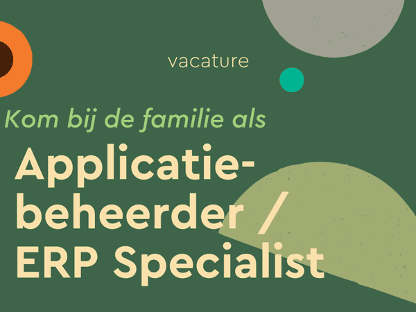 Vacature Applicatie-beheerder ERP Specialist