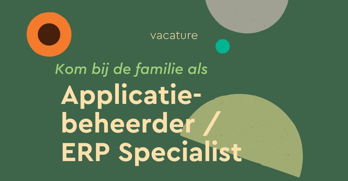 Vacature Applicatie-beheerder ERP Specialist
