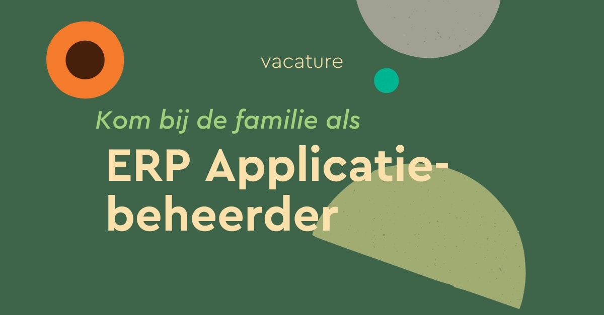 Vacature ERP Applicatiebeheerder