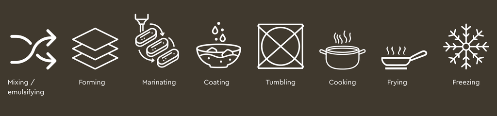 Production steps 